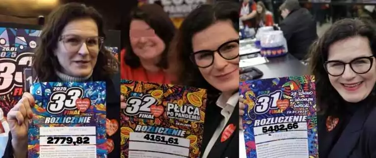 Dulkiewicz mało skuteczna w zbiórkach do puszki WOŚP (FOTO: Aleksadra Dulkiewicz/FB/Kolaż: Janusz Ch.)