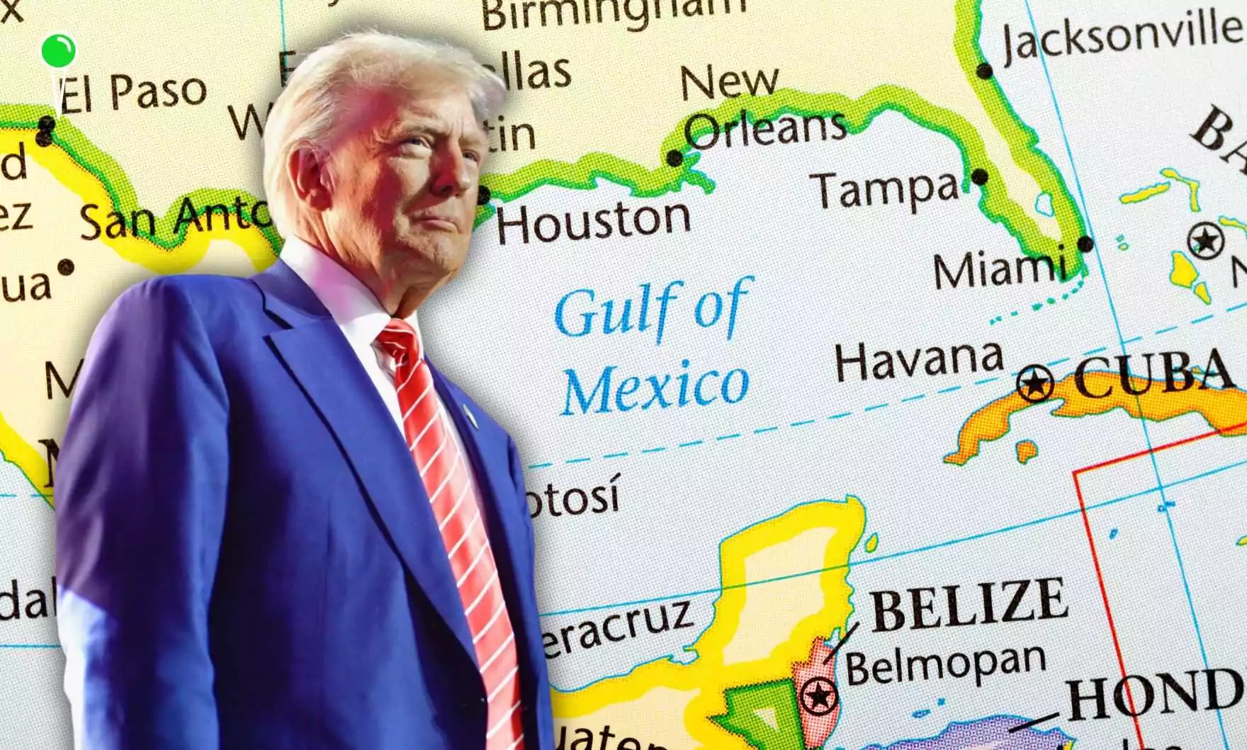 Donald Trump planuje zmianę nazwy Zatoki Meksykańskiej (FOTO: canva.com/Donald J. Trump/FB)