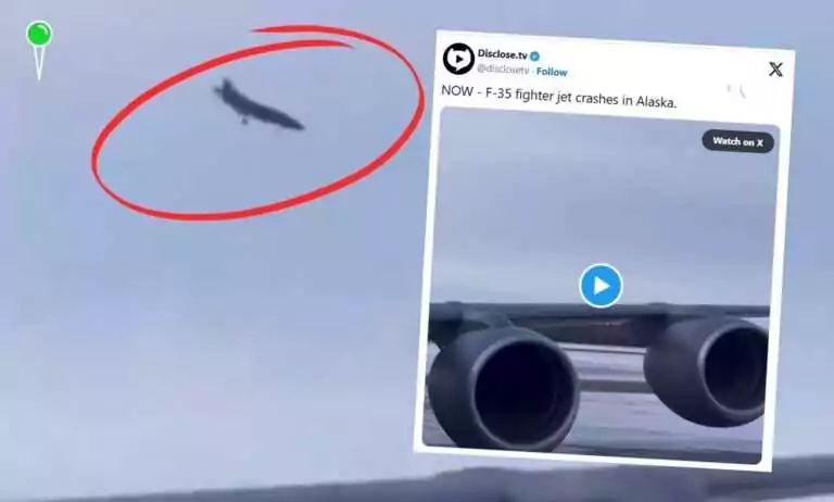 Katastrofa F-35 na Alasce. Pilot zdołał się katapultować (FOTO: X)