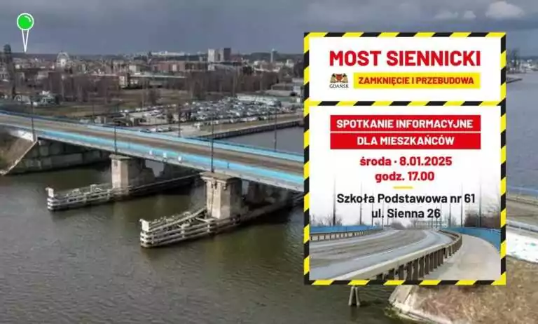 Postulaty mieszkańców ws. zamknięcia Mostu Siennickiego (FOTO: gdansk.pl)