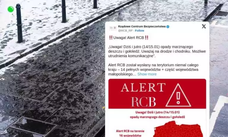Alert RCB: trudne warunki atmosferyczne w całej Polsce (FOTO: canva/x)