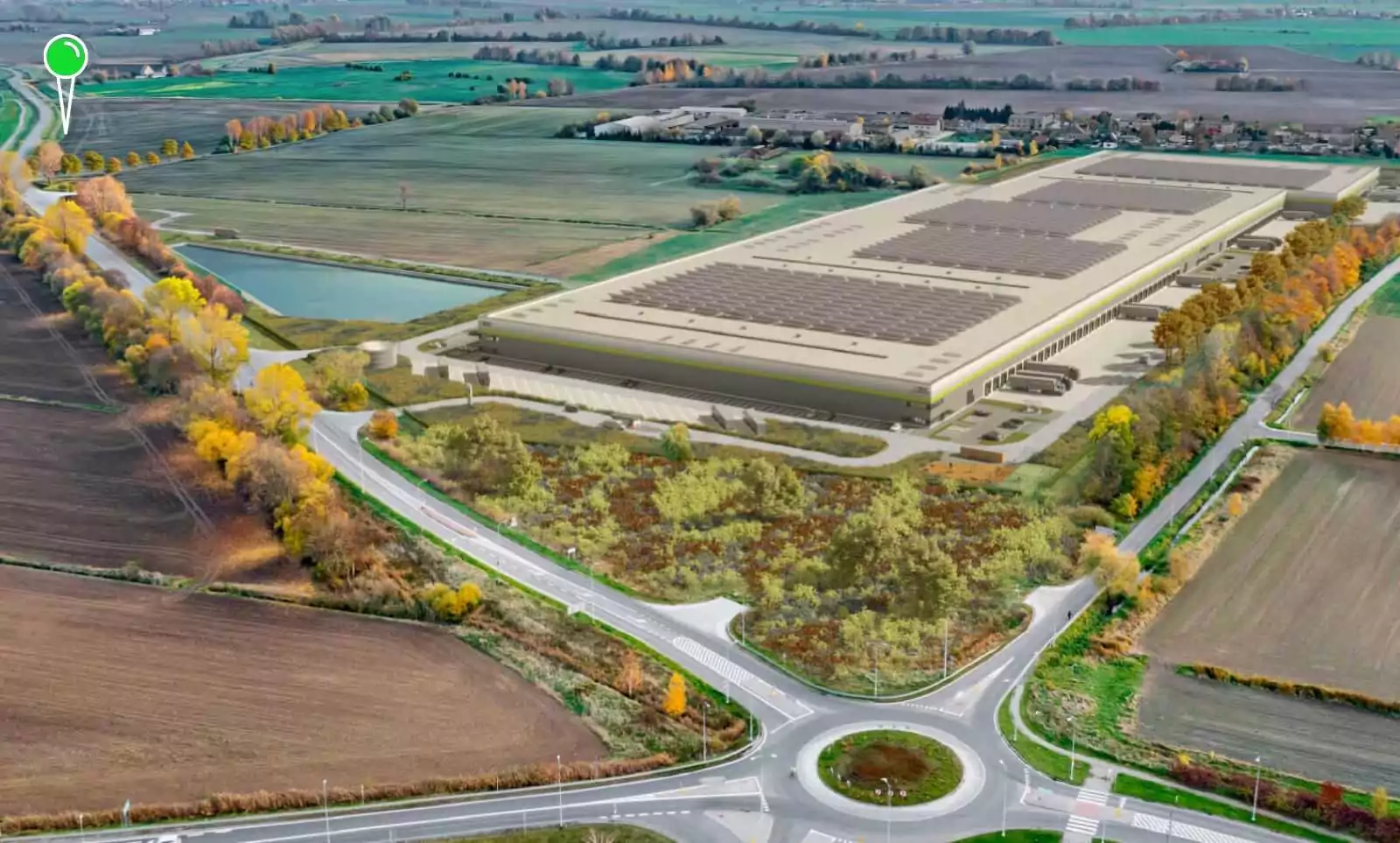 Na Żuławach powstanie wielki magazyn. Zobacz co to za kolos (FOTO: MDC2)