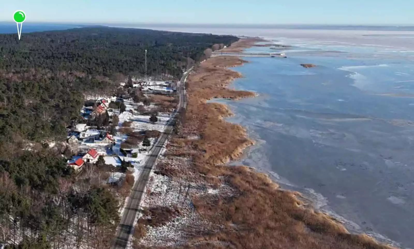 Zakończono przebudowę drogi do Krynicy Morskiej (FOTO: Budimex)