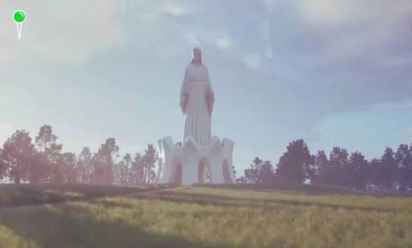 55 metrowy pomnik Matki Boskiej stanie pod Toruniem (FOTO: mat. prasowe)