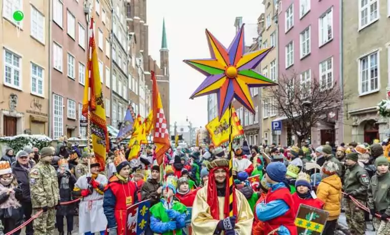 Orszak Trzech Króli 2025 w Gdańsku (FOTO: Dominik Paszliński/gdansk.pl)