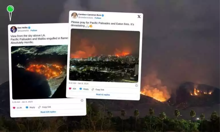 Potężne pożary w Kalifornii. Tysiące osób ewakuowanych [NAGRANIA] (FOTO: canva.com/X)