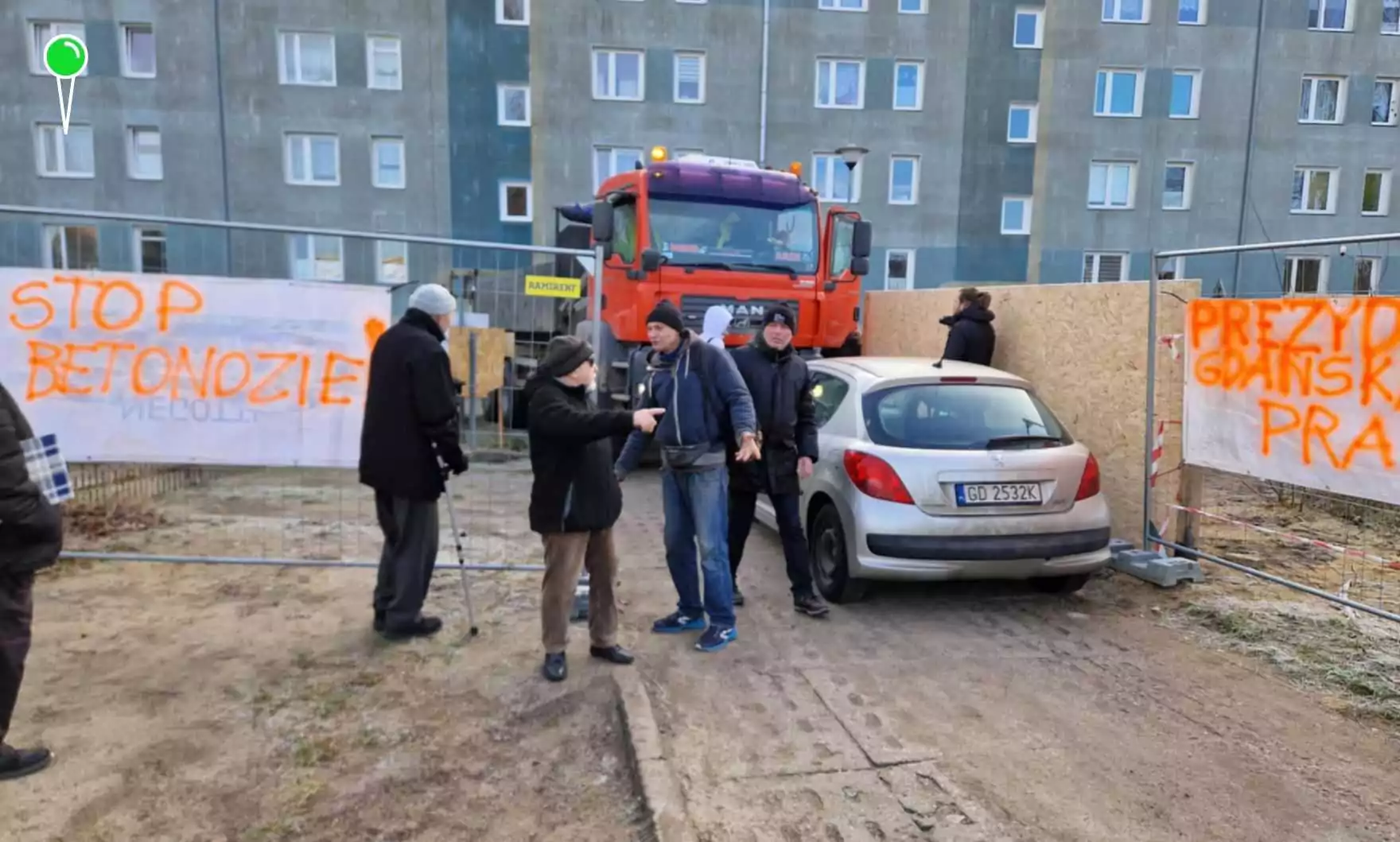 Deweloper Elfeko ostrzega protestujących na Przymorzu. "Litości" (FOTO: mat. prasowe)