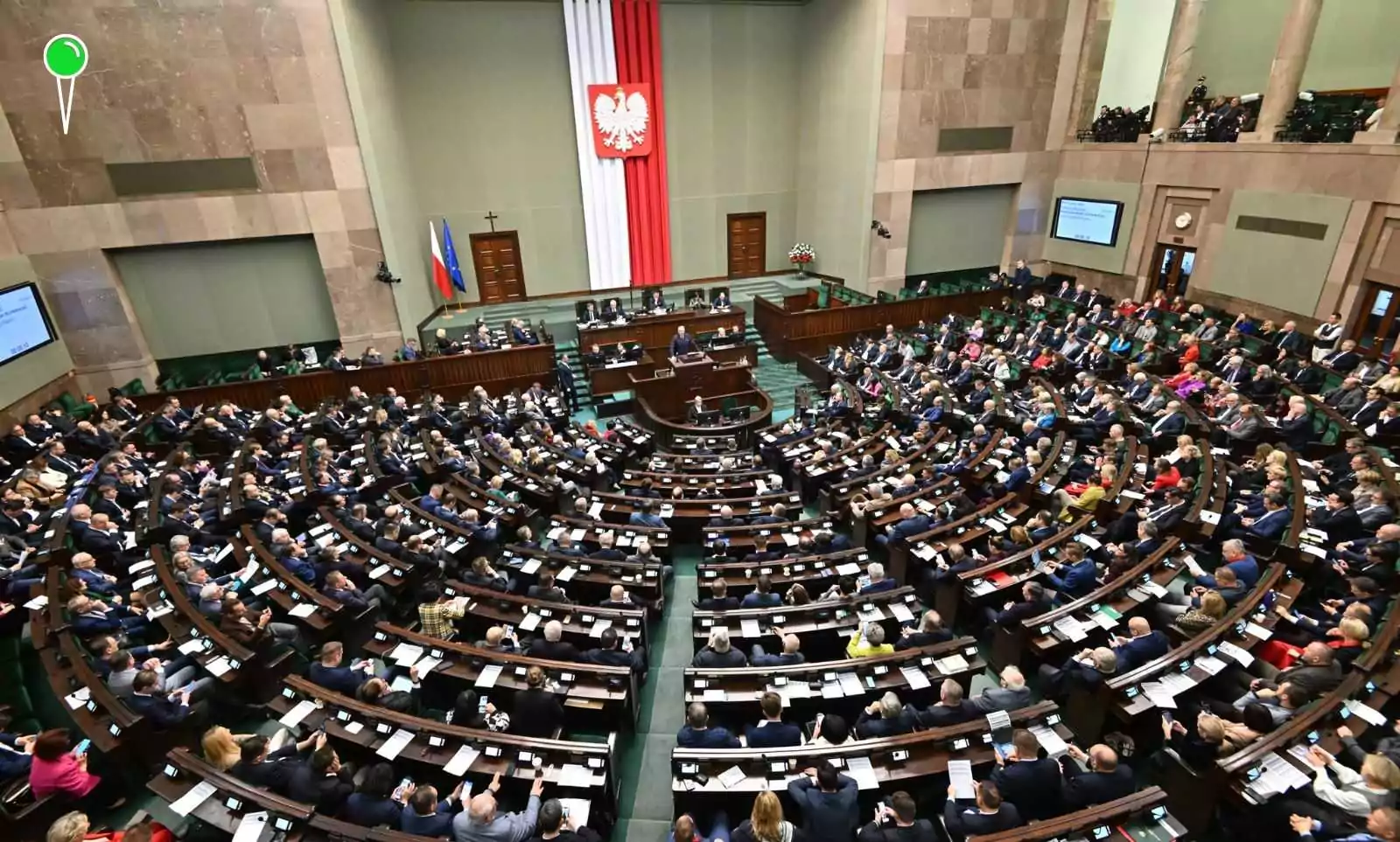 CBOS podał najnowszy sondaż. Duży przyrost poparcia dla PiS (FOTO: Sejm/X)