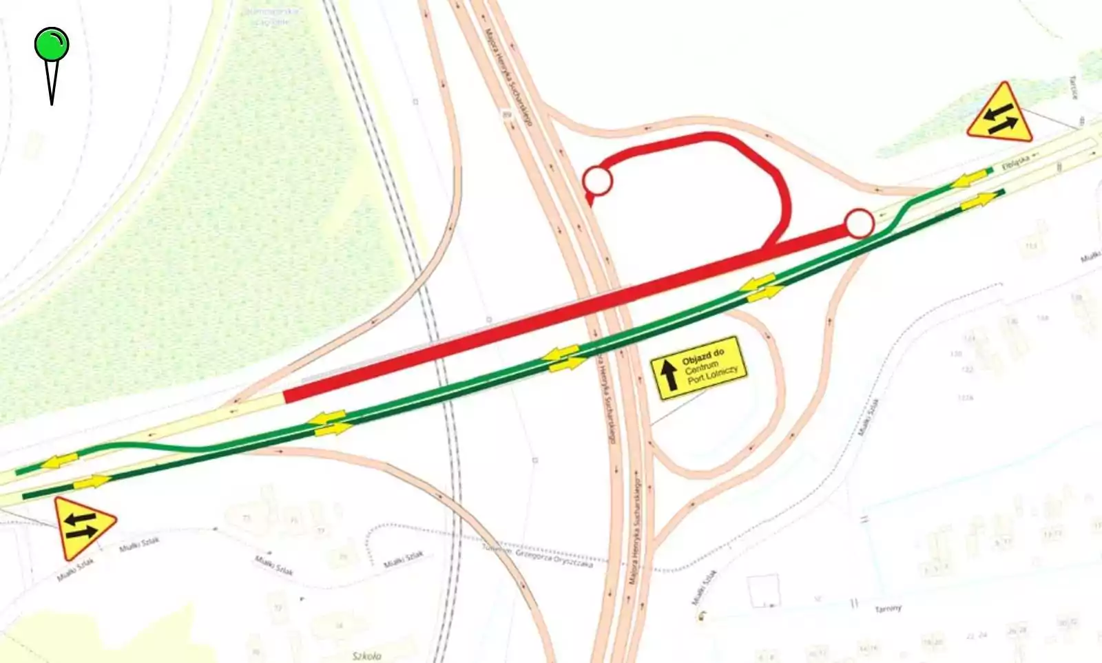 Utrudnienia w Gdańsku. Nowa organizacja ruchu na Elbląskiej (FOTO: DRMG)