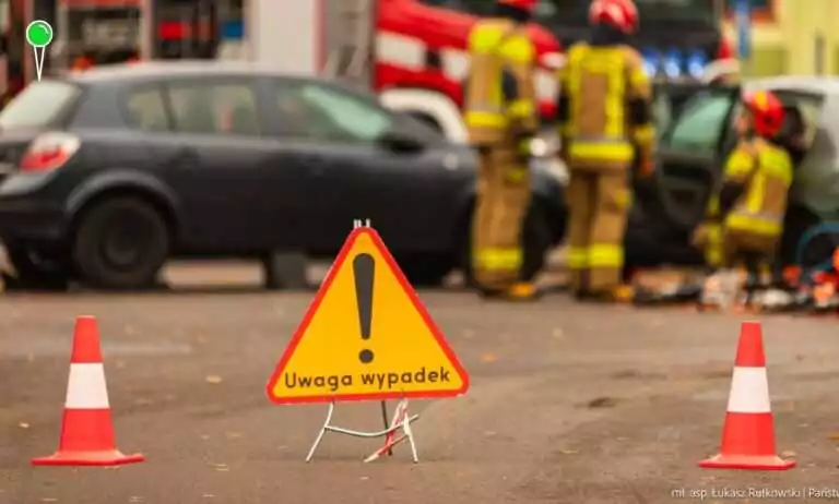 Zderzenie czterech ciężarówek na Obwodnicy Trójmiasta (FOTO: PSP/X)