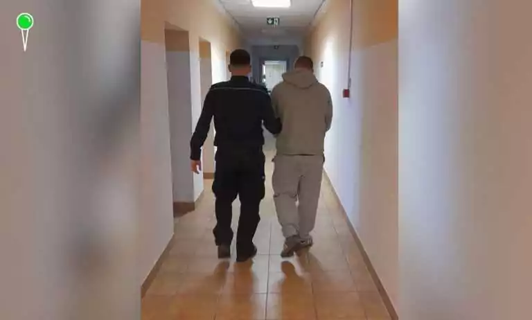 Pieszy pościg za złodziejem w Pruszczu Gdańskim (FOTO: KPP Pruszcz Gdański)