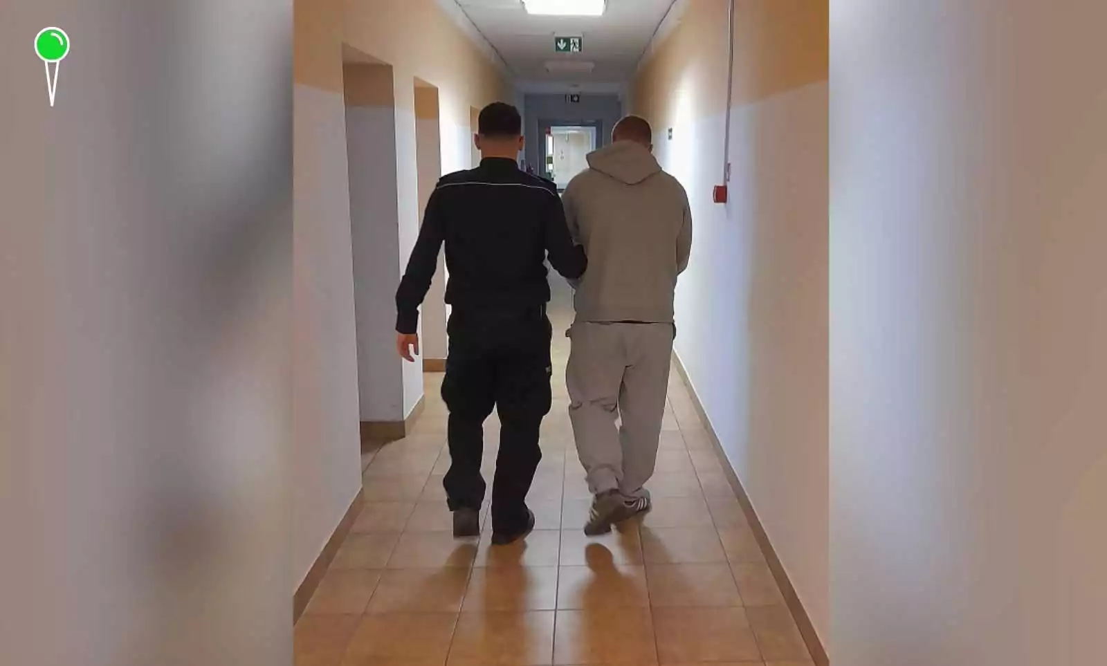 Pieszy pościg za złodziejem w Pruszczu Gdańskim (FOTO: KPP Pruszcz Gdański)