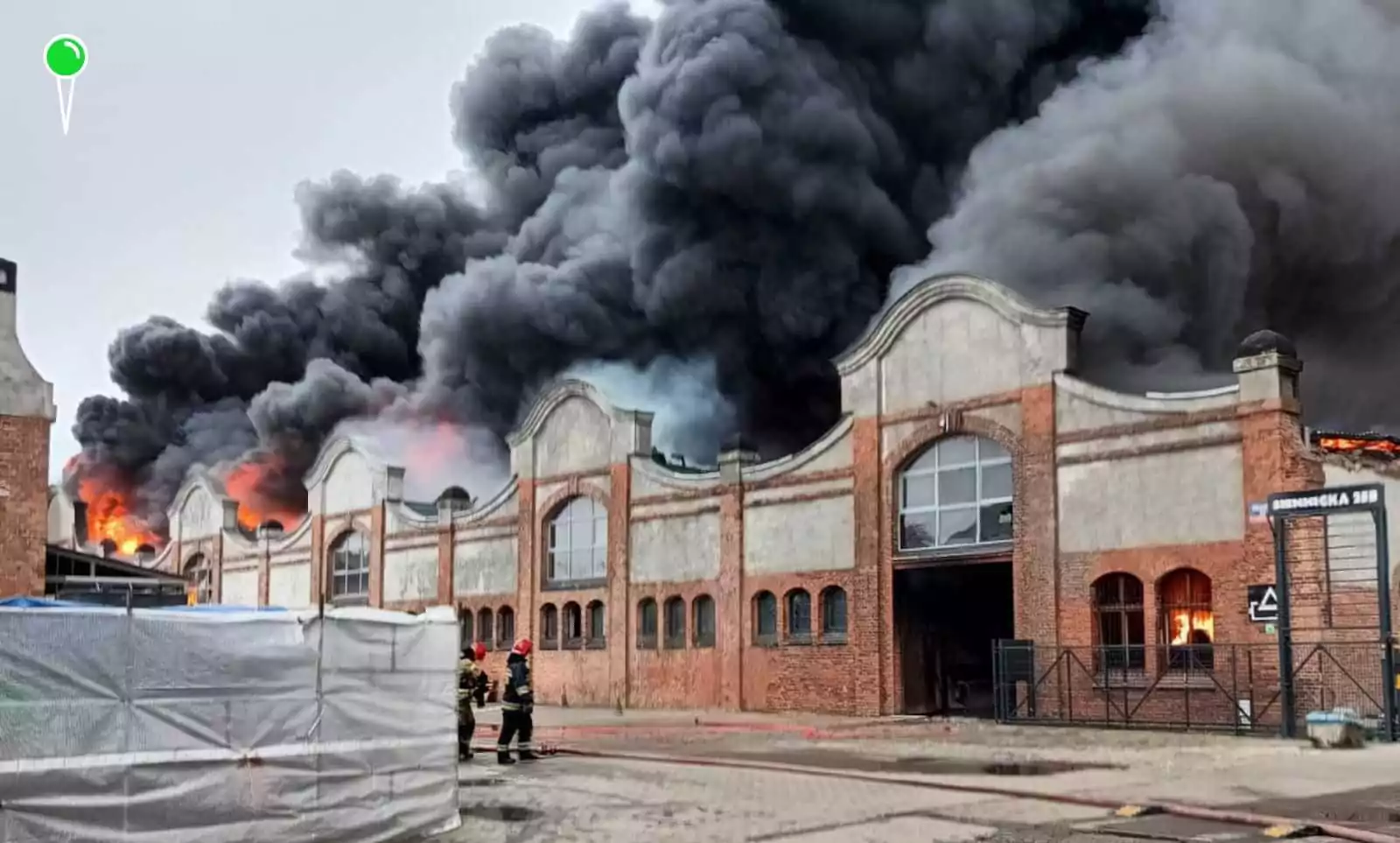 Sprawę pożaru na Przeróbce monitoruje ABW (FOTO: KMP Gdańsk)