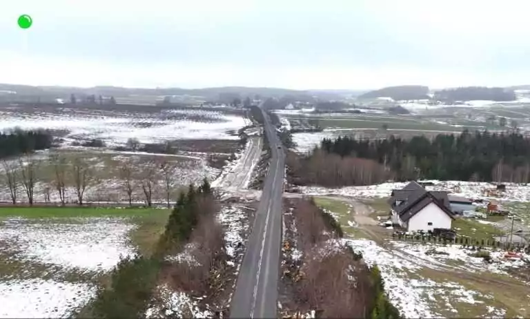 Utrudnienia na drodze wojewódzkiej nr 221 – ruch wahadłowy (FOTO: Zarząd Dróg Wojewódzkich)
