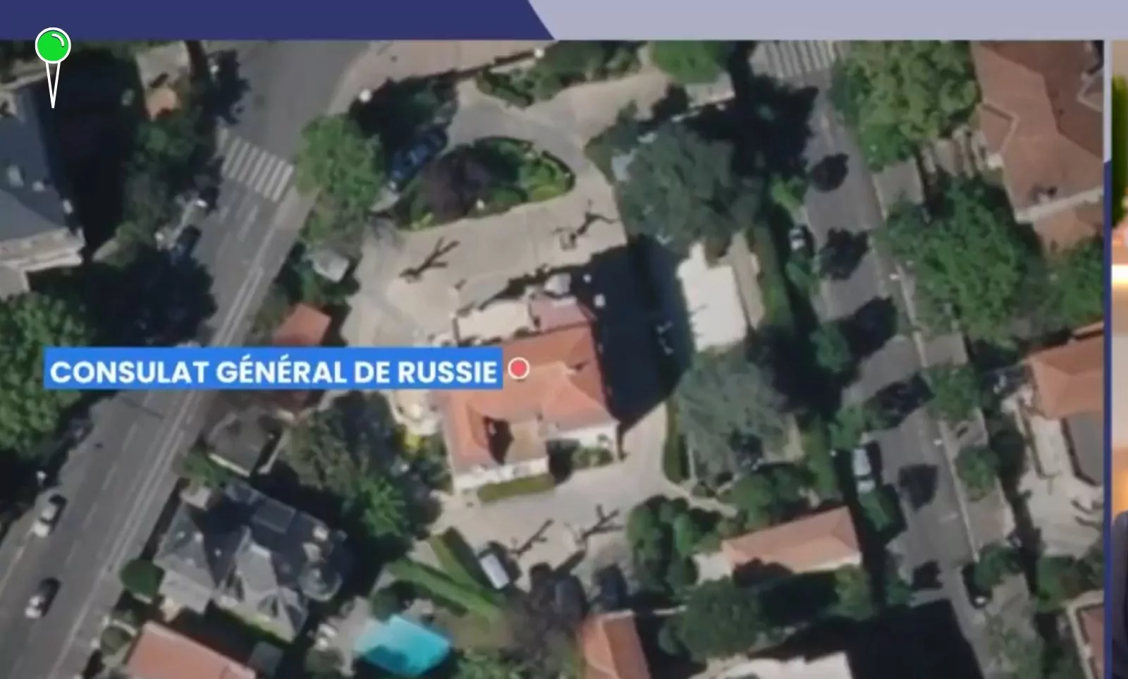 Wybuch w pobliżu konsulatu Rosji we Francji (FOTO: TF1Info)