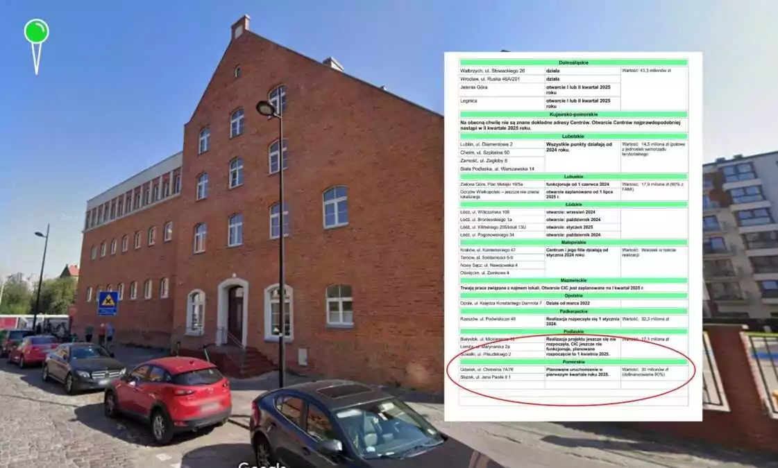 Centrum Integracji Cudzoziemców w Gdańsku. Ujawniono lokalizację (FOTO: Google Maps)