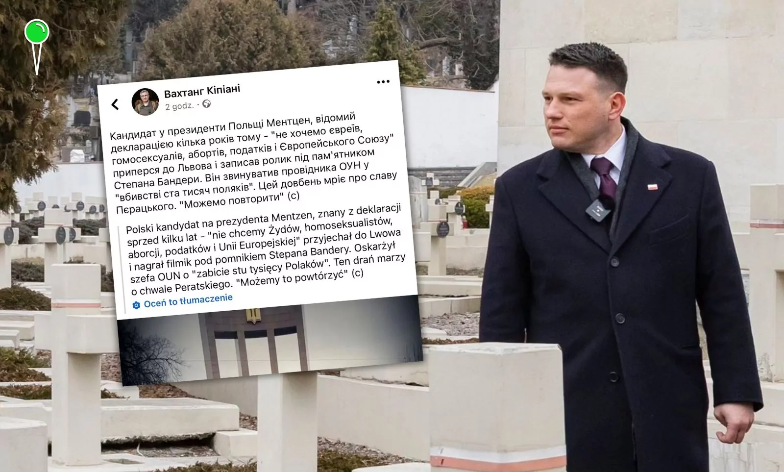 Ukraiński historyk grozi śmiercią polskiemu politykowi (FOTO: Konfederacja/FB)