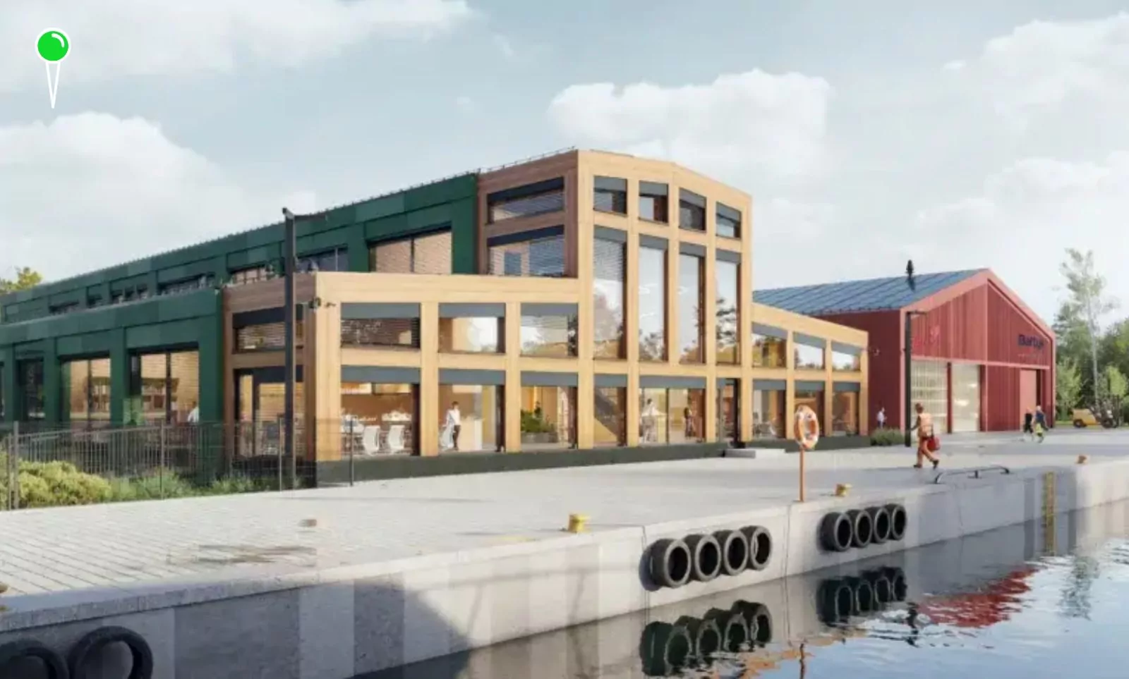 Duża inwestycja w Łebie. Powstaje baza dla morskich farm wiatrowych (FOTO: mat. prasowe)