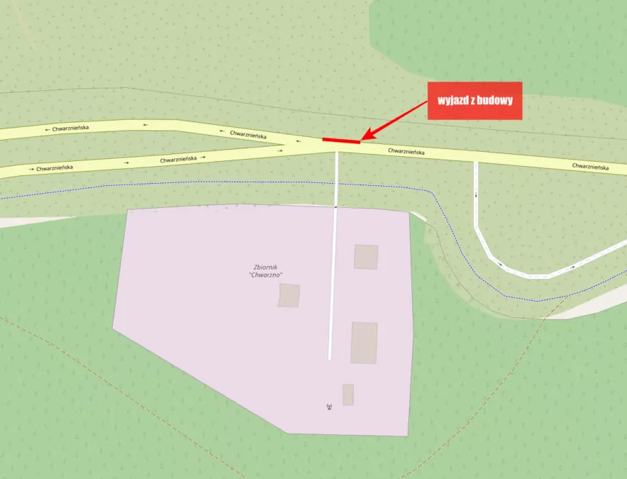Budowa obwodnicy Witomina rusza 18 lutego – co się zmieni? (FOTO: Open Street Map/UM Gdynia)