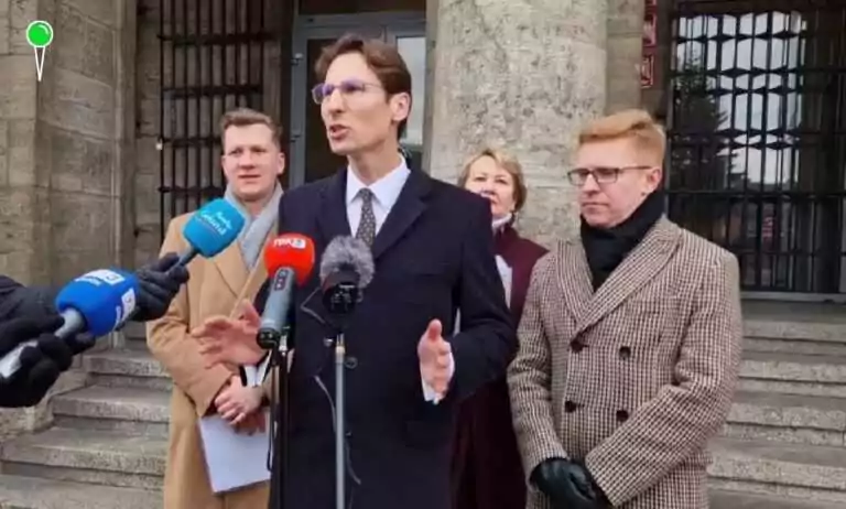 Most Siennicki w prokuraturze. Płażyński: ludzie nie byli gotowi! (FOTO: Kacper Płażyński/FB)