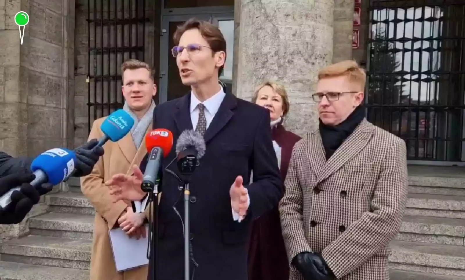 Most Siennicki w prokuraturze. Płażyński: ludzie nie byli gotowi! (FOTO: Kacper Płażyński/FB)