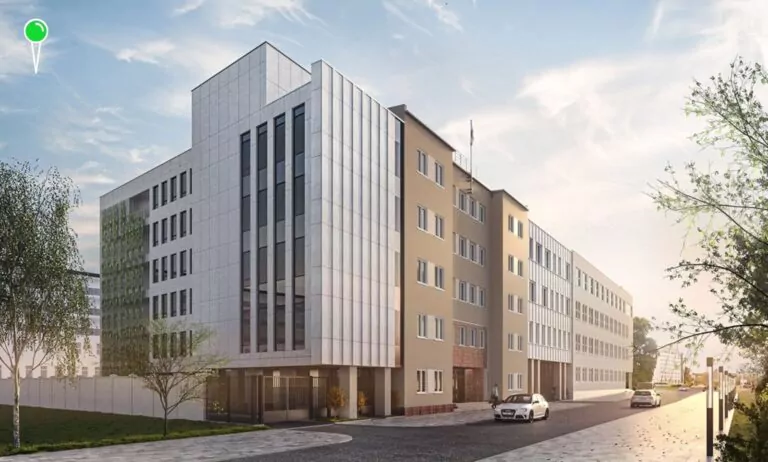 Powiększa się Sąd Rejonowy w Gdyni. Trwa budowa nowego gmachu (FOTO: wizualizacja AA)