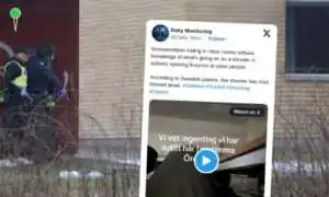 Strzelanina w szkole w Szwecji. Nie żyje 10 osób (FOTO: X)