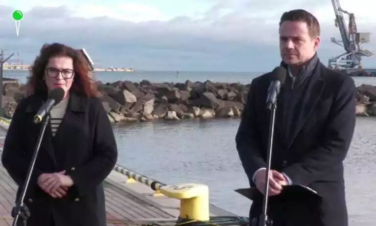 Rafał Trzaskowski w Gdańsku. Kandydat zwiedził port morski (FOTO: Rafał Trzaskowski/FB)