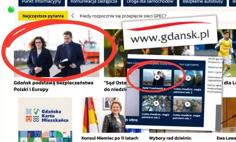 PRL w Gdańsku? Miejskie media robią Trzaskowskiemu kampanię (FOTO: gdansk.pl)