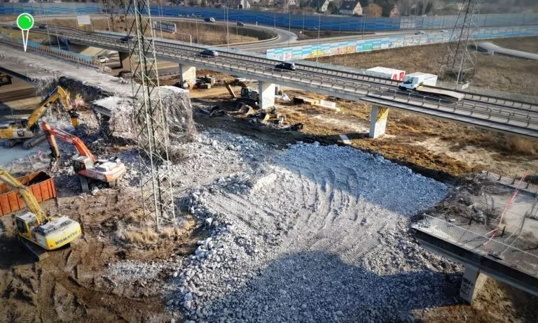 Weekendowe zamknięcia ulic w Gdańsku przez przebudowę estakady (FOTO: DRMG)