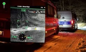 Policja z Wejherowa szukała 35-latka. Uruchomiono drona (FOTO: KPP Wejherowo)