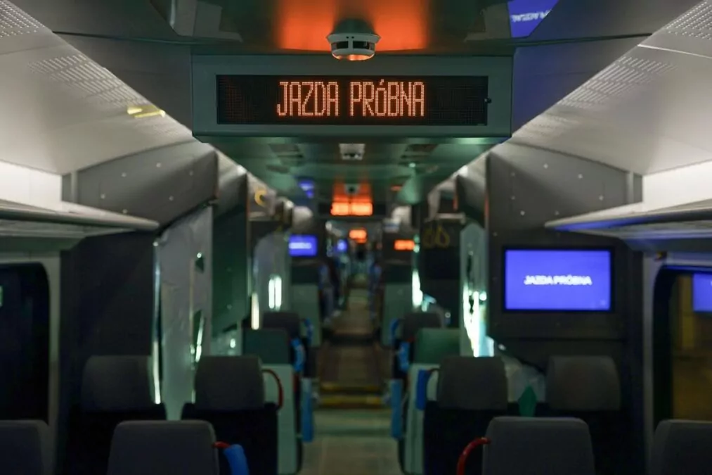 Nowy pociąg SKM testowany na Pomorzu. Impuls 58WE na torach (FOTO: Mirosław Pieślak/ PKP SKM)