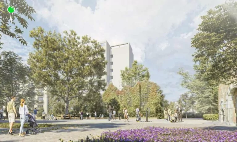 Długie Ogrody bez parkingu podziemnego to katastrofa (FOTO: Restudio Jacaszek Architekci i Saneccy Architektura Krajobrazu)