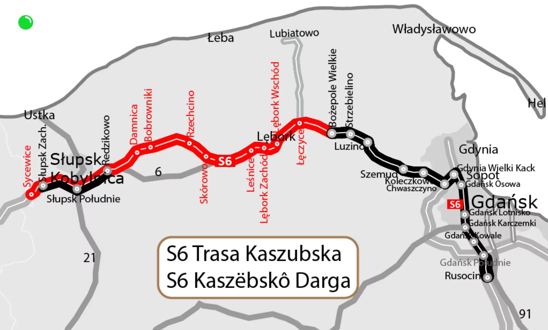 "Wielki sukces" ministerstwa. Trasa Kaszubska z nową nazwą (FOTO: GDDKiA)