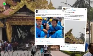 Katastrofa w Azji. Trzęsienie ziemi niszczy Mjanmę (FOTO: X)