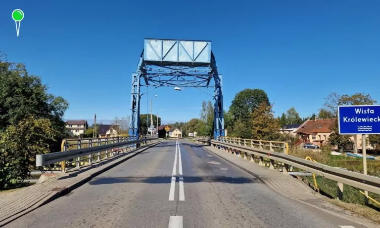 Most w Rybinie zamknięty. Ogromne utrudnienia do Krynicy Morskiej (FOTO: Piotr Michalski/ZDW Gdańsk)