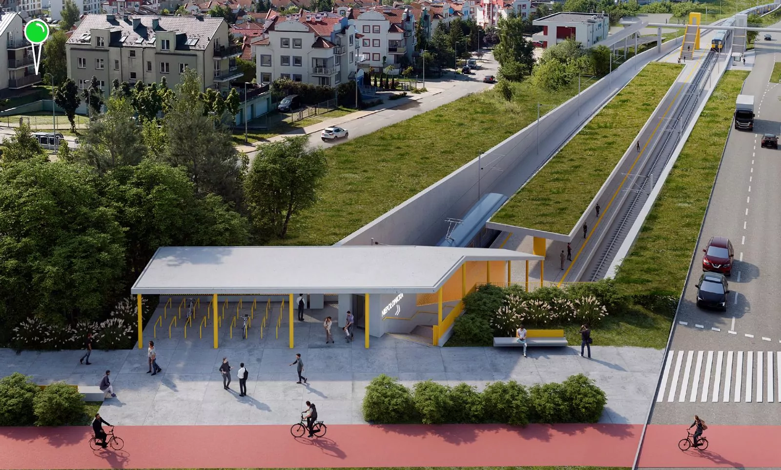 Gdańsk decyduje o nazwach przystanków PKM Południe. Sprawdź, jak zagłosować (FOTO: PKM S.A.)