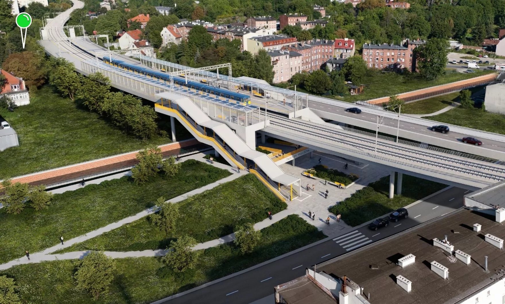 Oto oficjalne nazwy przystanków PKM Południe (FOTO: PKM S.A.)