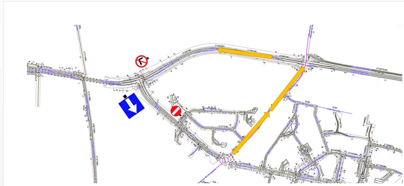 Objazdy i zmiany na ul. PCK w Pruszczu Gdańskim (FOTO: UM Pruszcz Gdański)