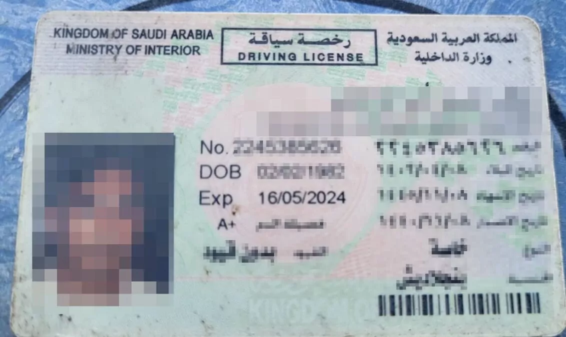 43-latek z Bangladeszu miał trzy fałszywe prawa jazdy (FOTO: KMP Gdańsk)