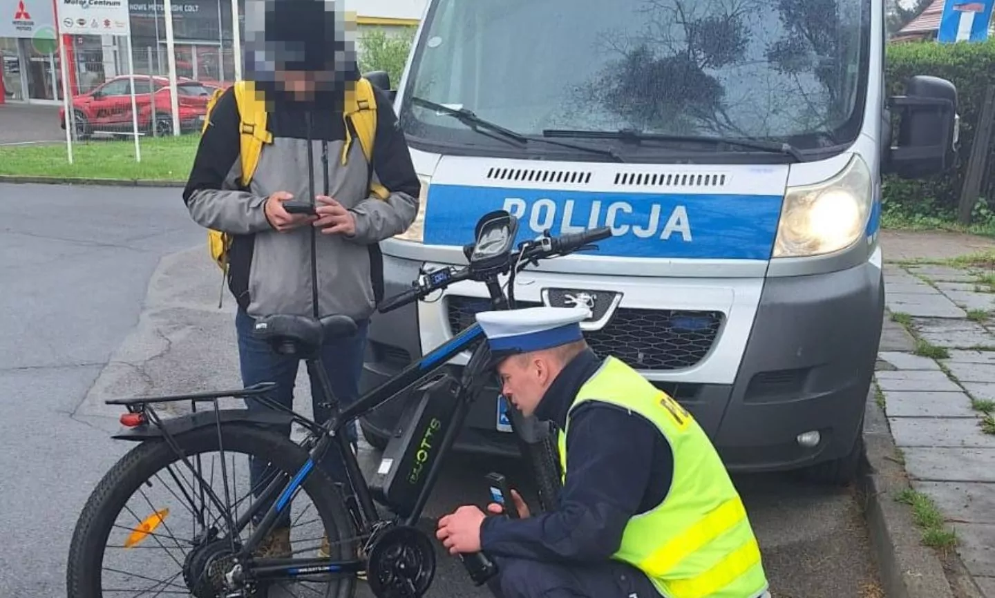Rowery elektryczne pod lupą policji. Posypały się mandaty (FOTO: KMP Gdańsk)