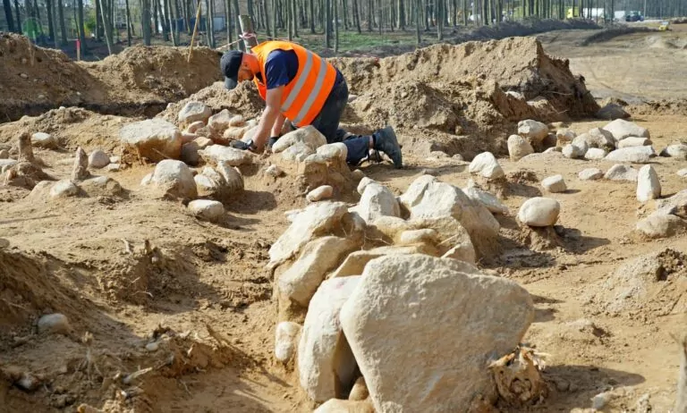 Pradawne kurhany na trasie Obwodnicy Witomina (FOTO: Magdalena Czarnek/gdynia.pl)
