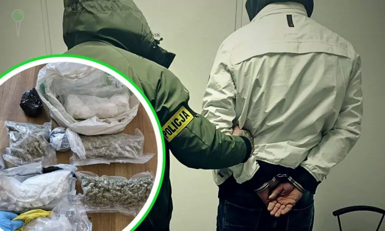 Narkotyki schowane w kuferku. Gdańska para z zarzutami (FOTO: KMP Gdańsk)