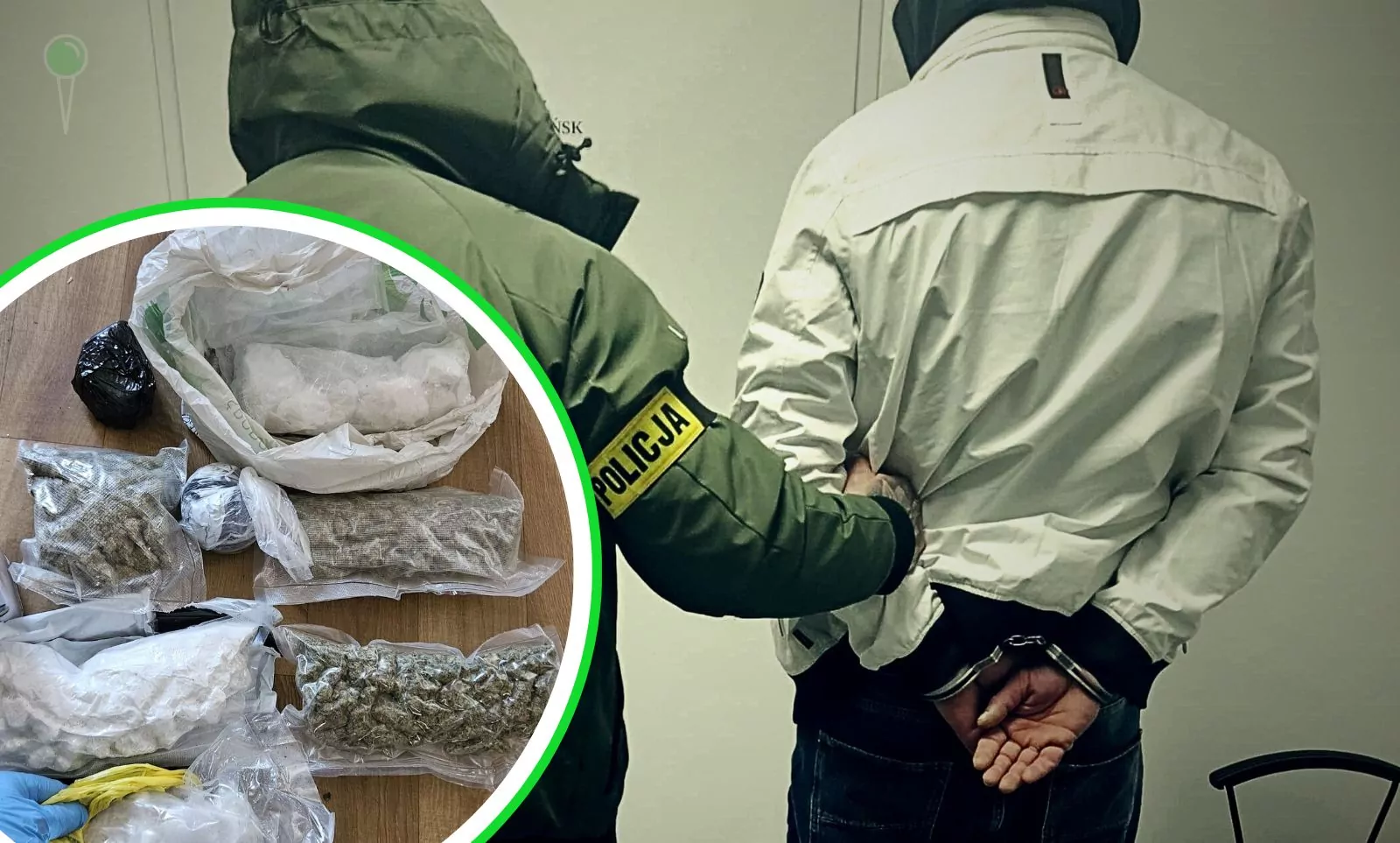 Narkotyki schowane w kuferku. Gdańska para z zarzutami (FOTO: KMP Gdańsk)