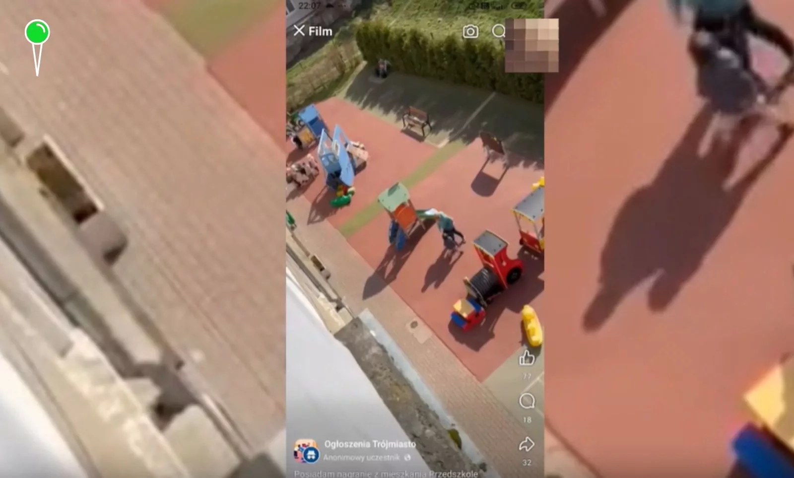 Skandal w gdańskim przedszkolu. Opiekunka szarpała dziecko (FOTO: czytelnik)