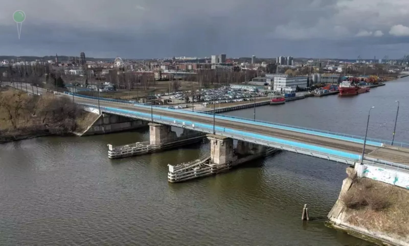 Nowe życie Mostu Siennickiego w Gdańsku. Nie będzie już niebeski (FOTO: gdansk.pl)
