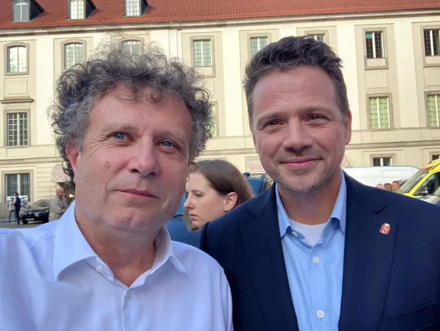 Jacek Karnowski z lewej również ma w życiorysie spotkania z Grzegorzem Horodką.