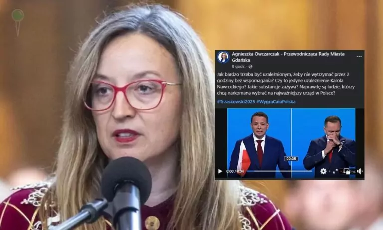 Skandaliczny wpis szefowej rady w Gdańsku. Nawrockiego nazwała narkomanem (FOTO: Grzegorz Mehring)