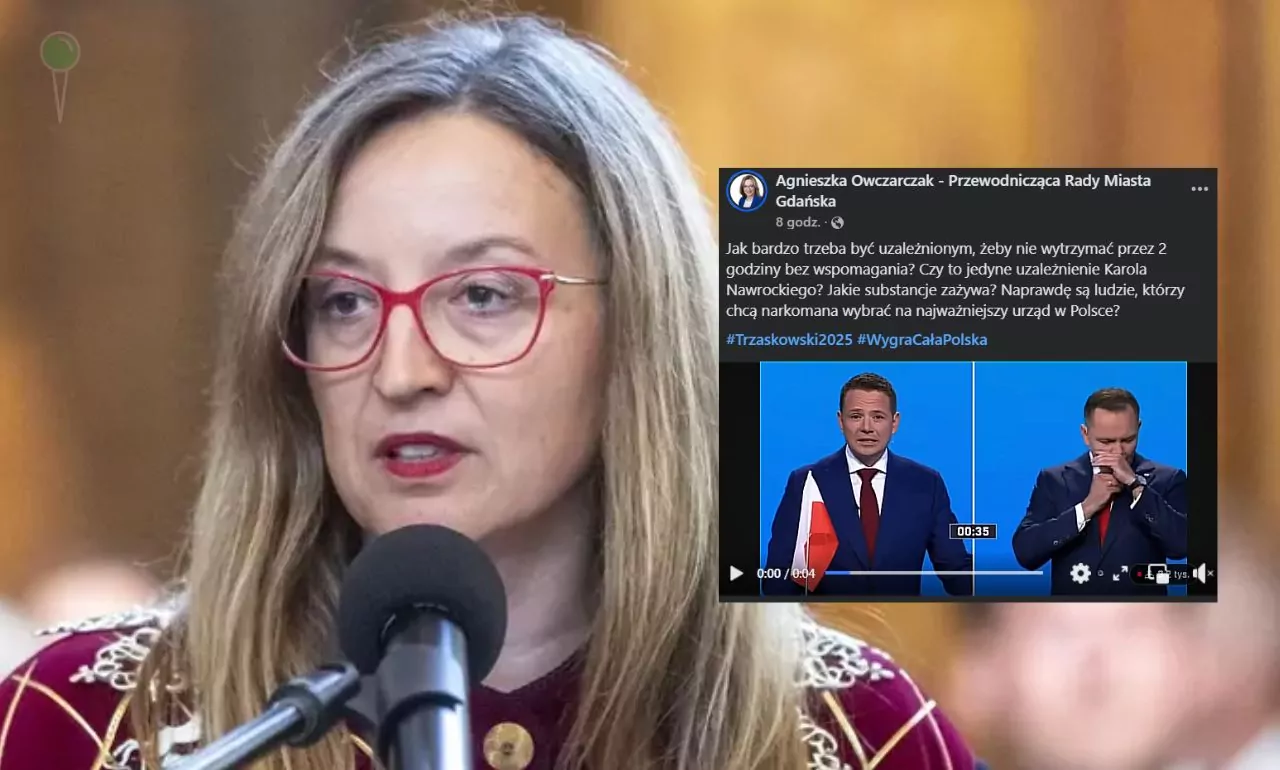 Skandaliczny wpis szefowej rady w Gdańsku. Nawrockiego nazwała narkomanem (FOTO: Grzegorz Mehring)