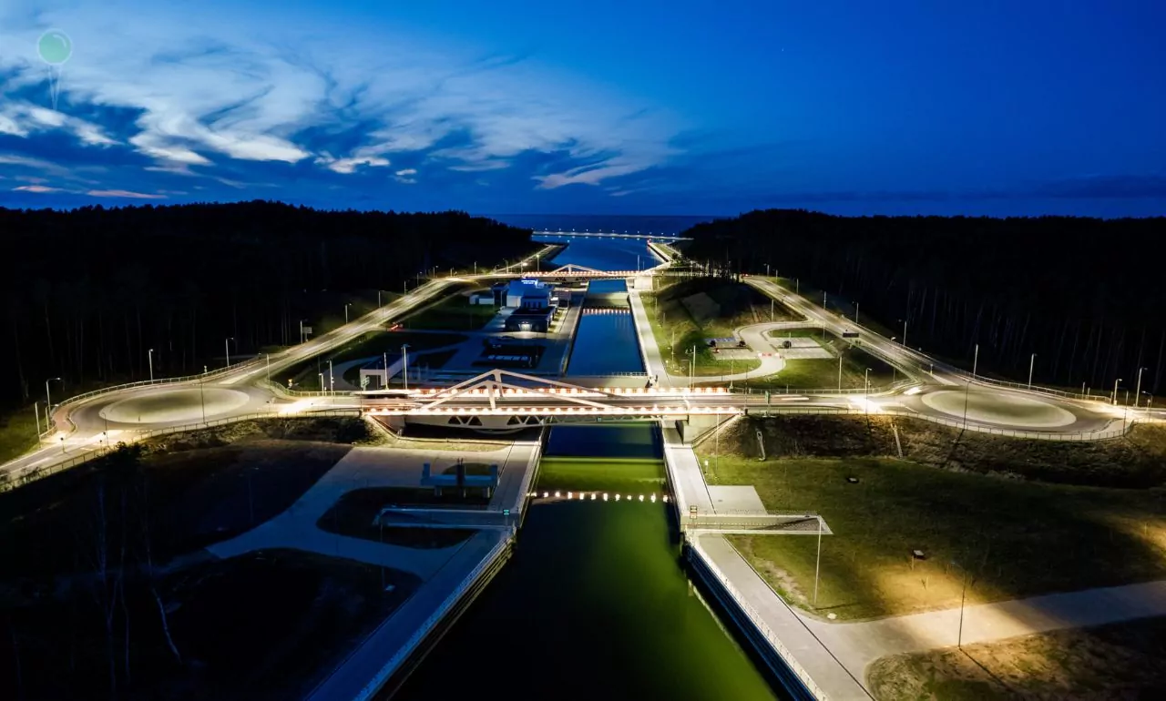 Przekop Mierzei Wiślanej zamknięty na trzy dni dla jednostek (FOTO: UM w Gdyni)